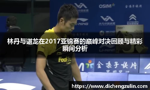 林丹与谌龙在2017亚锦赛的巅峰对决回顾与精彩瞬间分析